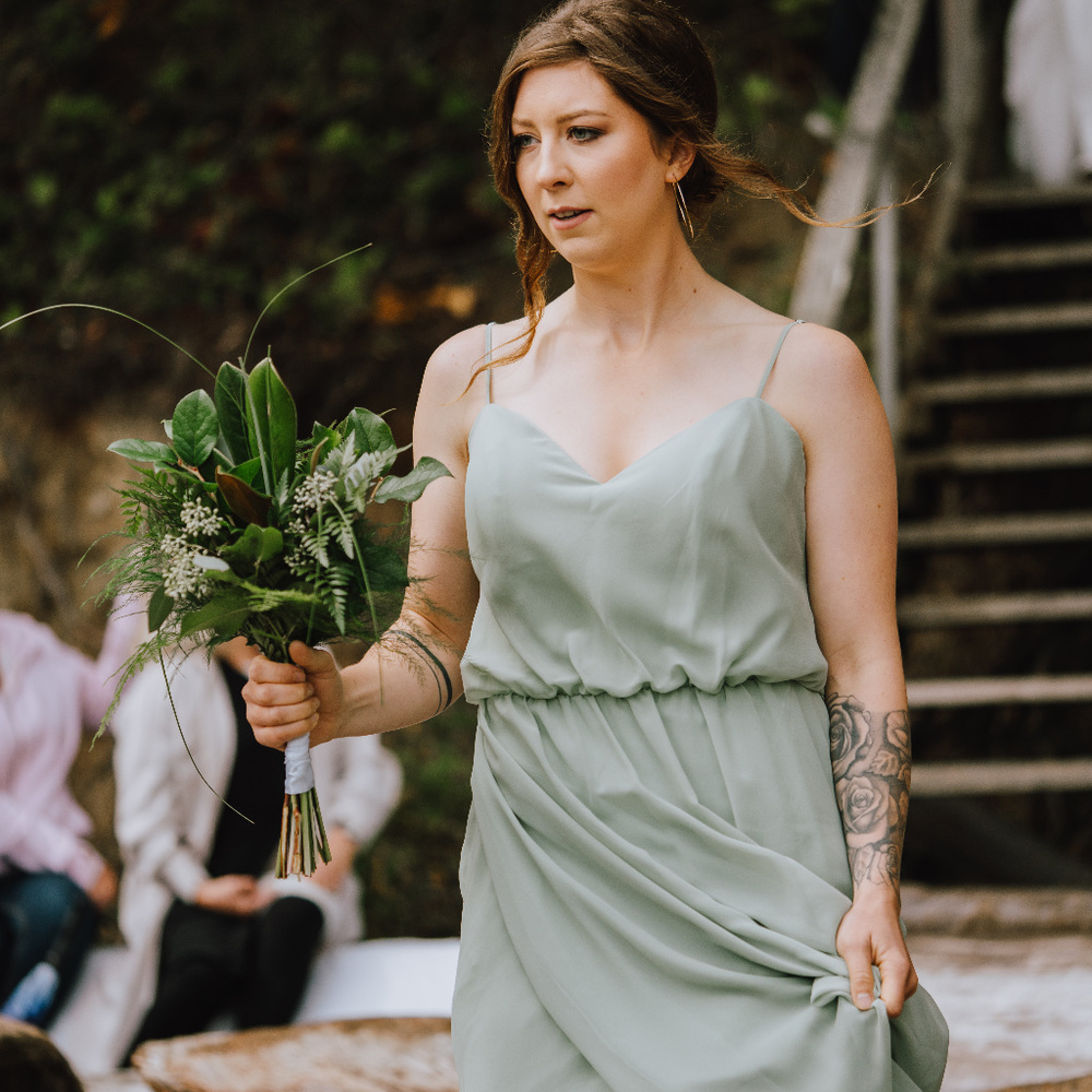 Kennedy Blue "Lauren" Bridesmaid Dress - Sage